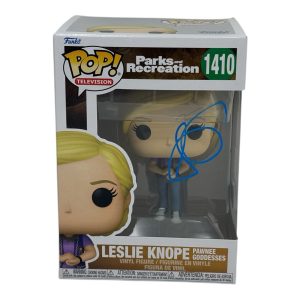 Amy Poehler Signed Parks and Recreation Leslie Knope Funko Pop Autograph BAS COA