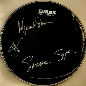 Steel Panther Signed Autographed 12” Inch Drum Head JSA COA All 4 On The Prowl