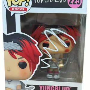 Yungblud Signed Autograph Funko Pop Rocks Yungblud #225 Figure Idols Beckett COA