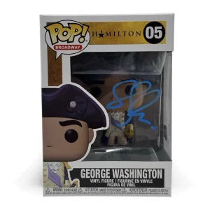 Christopher Jackson Signed Hamilton George Washington Funko Pop #05 Beckett COA