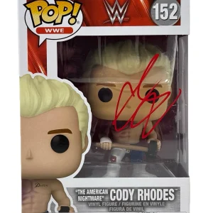 Cody Rhodes Signed Funko Pop WWE The American Nightmare Autograph Beckett COA