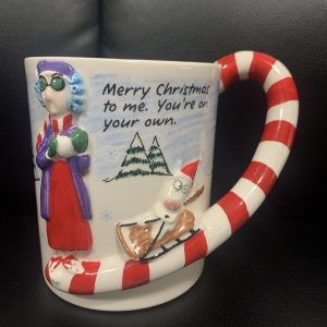MAXINE CARTOON VINTAGE CHRISTMAS MUG+STUFF THIS 14" STOCKING          BRAND NEW