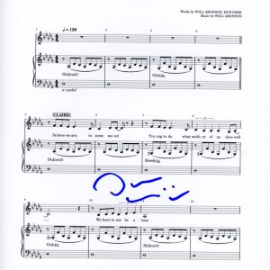 Darren Criss Maybe Happy Ending Signed 'How To Be Not Alone' Sheet Music ACOA