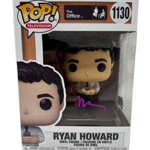 BJ Novak Signed Ryan Howard The Office Funko Pop Autograph 1130 B.J. Beckett COA