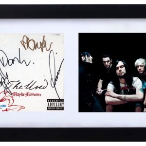 The Used Band Signed Autograph Maybe Memories CD Cover Frame Bert McCracken ACOA
