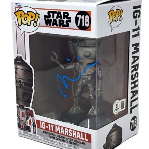 Taika Waititi Signed Star Wars IG-11 Marshall Funko Pop Mandalorian Beckett COA