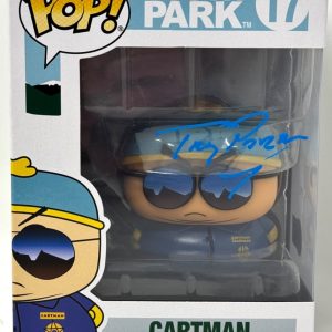 Trey Parker Signed South Park Cartman Funko Pop #17 Autograph Figure Beckett COA