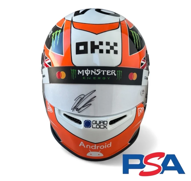 Oscar Piastri Signed 2025 F1 Monaco Grand Prix 1:1 Full Size Helmet #81 PSA AUTO