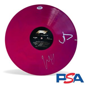 Carlos Sainz & Damson Idris ‘Joshua Pearce’ Signed F1 The Movie Vinyl Record PSA