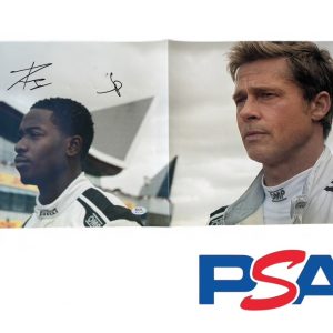 Damson Idris ‘Joshua Pearce’ JP Signed F1 The Movie Vinyl Poster Insert PSA AUTO