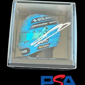 George Russell Signed 2025 F1 Season 1:5 Scale Mini Helmet PSA AUTO MERCEDES #63