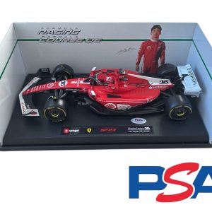 Charles Leclerc Signed 2023 F1 Las Vegas GP 1:18 Scale Car PSA AUTO FERRARI #16
