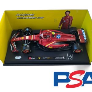 Carlos Sainz Signed 2024 F1 1:18 Scale Car SF-24 PSA AUTO SCUERIDA FERRARI #55