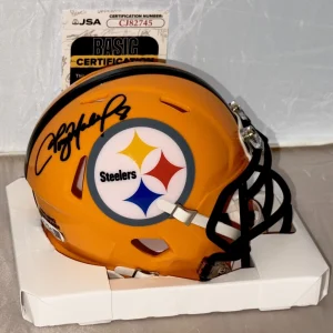 Tommy Maddox signed Pittsburgh Steelers mini helmet autographed JSA