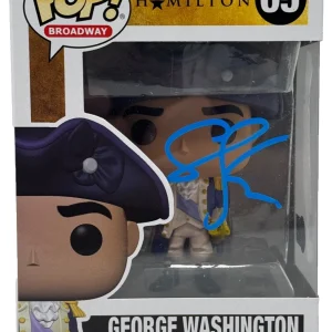 Christopher Jackson Signed Hamilton George Washington Funko Pop #05 Beckett COA