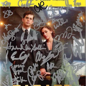 PARADE HAND SIGNED NYC PLAYBILL+COA VERY RARE SIGNED BY CAST+BEN PLATT