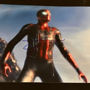 TOM HOLLAND SIGNED AUTOGRAPH 11x14 PHOTO SPIDERMAN FAR FROM HOME ACOA COA D