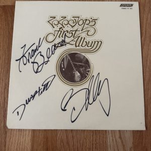 Billy Gibbons Dusty Hill Frank Beard Autographed Signed ZZ Tops 1st Album BAS