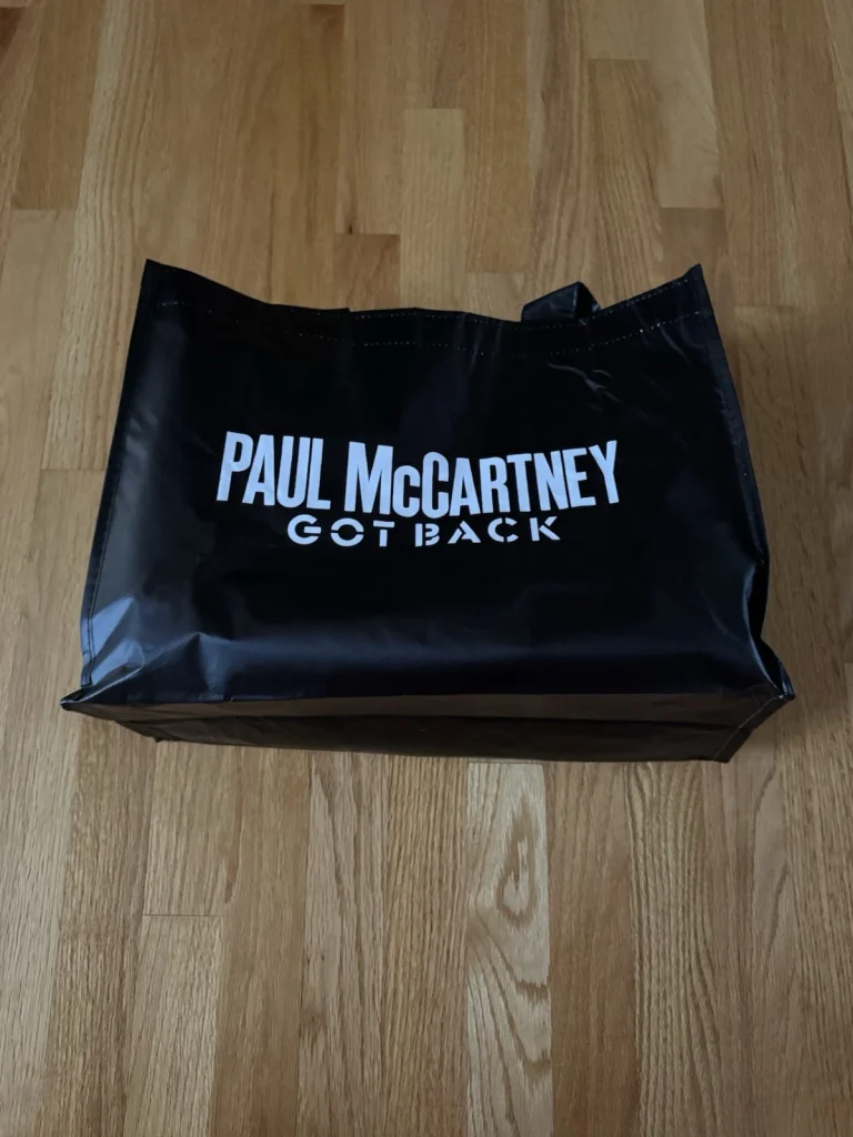 Paul McCartney 2025 Got Back Tour Carry Bag Buffalo NY 11/14/25 VIP