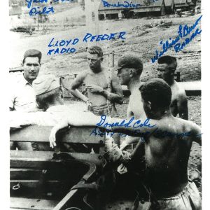 TOP SECRET B-8 MULTI SIGNED 5X7 PHOTO PSA DNA AB12803 (D) X7 MEMBERS