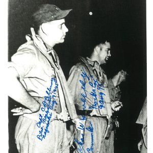 SWEENEY / ALBURY DUAL SIGNED 5X7 PHOTO BOCKSCAR C-15 PSA DNA AB12668