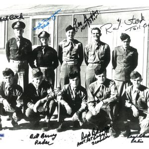 BOCKSCAR C13 CREW MULTI SIGNED 8X10 PHOTO PSA DNA AB12629 (D) X7