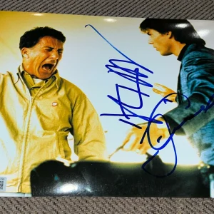 TOM CRUISE DUSTIN HOFFMAN SIGNED AUTOGRAPH 8x10 RAINMAN OSCAR CLASSIC BECKETT D
