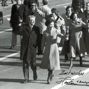 JIMMY CARTER & ROSALYNN CARTER DUAL SIGNED 11X14 PSA DNA K70152