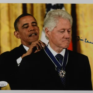 Bill Clinton 42nd President JSA Autograph Signed Photo COA 8 x 10
