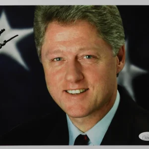 Bill Clinton 42nd President JSA Autograph Signed Photo COA 8 x 10