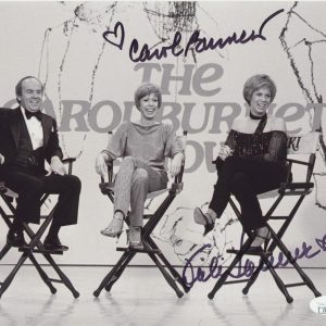 VICKI LAWRENCE & CAROL BURNETT SIGNED 8X10 PHOTO 4 JSA