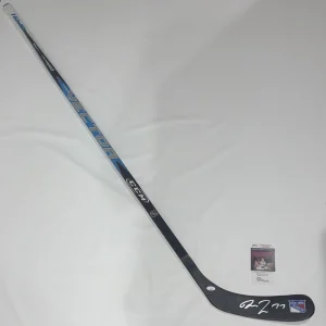 MATT REMPE SIGNED FULL-SIZE BLUE HOCKEY STICK NEW YORK RANGERS JSA COA