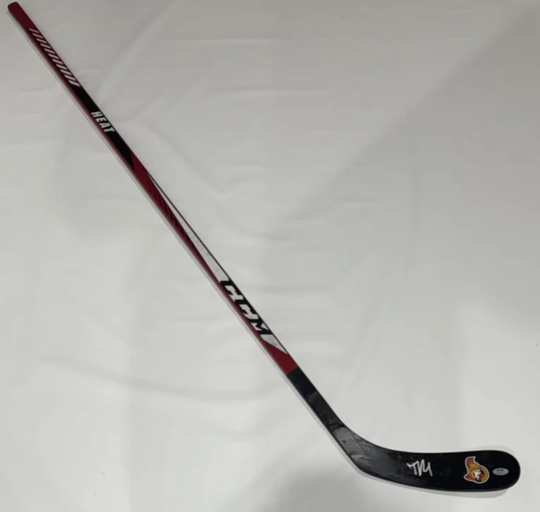 BRADY TKACHUK SIGNED FULL SIZE HOCKEY STICK OTTAWA SENATORS AUTOGRAPHED PSA COA