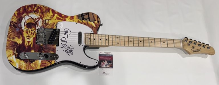 TOAD THE WET SPROCKET SIGNED CUSTOM FEAR ELECTRIC GUITAR GLEN PHILLIPS 3 JSA COA