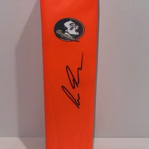 ASANTE SAMUEL JR. SIGNED TOUCHDOWN PYLON FLORIDA ST. SEMINOLES PROOF