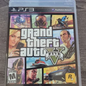 GRAND THEFT AUTO V 5 PLAYSTATION 3 VIDEO GAME FULL BOX INSTRUCTIONS FREE SHIP