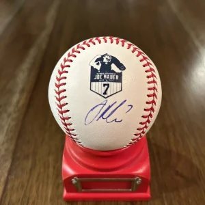 ‘Joe Mauer’ Signed Logo Retirement Baseball Beckett BSA RARE Minnesota Twins HOF