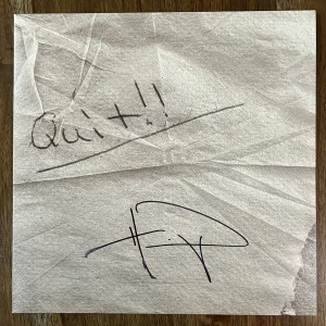 ‘Hardy’ Country Singer Signed Vinyl Album ‘Quit!!’ Beckett Certified RARE