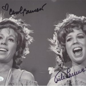 VICKI LAWRENCE & CAROL BURNETT SIGNED 8X10 PHOTO 3 JSA