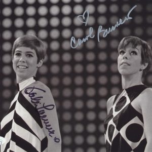 VICKI LAWRENCE & CAROL BURNETT SIGNED 8X10 PHOTO JSA