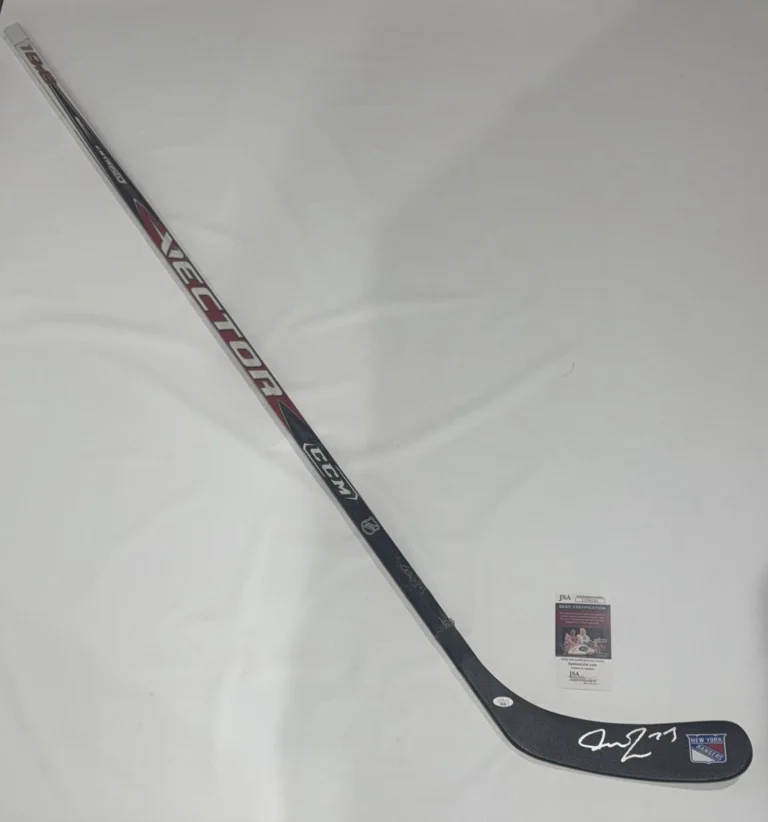 MATT REMPE SIGNED FULL-SIZE HOCKEY STICK NEW YORK RANGERS JSA COA