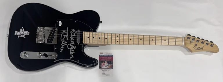THE PSYCHEDELIC FURS SIGNED SUNBURST ELECTRIC GUITAR RICHARD BUTLER TIM JSA COA