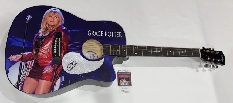 GRACE POTTER SIGNED CUSTOM ACOUSTIC GUITAR THE NOCTURNALS JSA COA