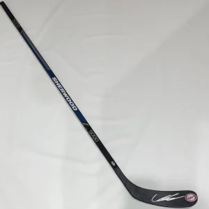 LUCAS RAYMOND SIGNED FULL SIZE HOCKEY STICK DETROIT RED WINGS PSA COA