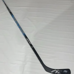 LOGAN COOLEY SIGNED HOCKEY STICK UTAH MAMMOTH NHL STAR PROOF JSA COA