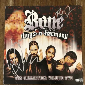 ‘Bone Thugs-N-Harmony’ Signed Vinyl Album ‘The Collection Vol. 2’ Rap Group