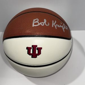 BOB KNIGHT SIGNED BASKETBALL INDIANA HOOSIERS AUTOGRAPHED PSA COA