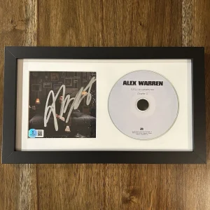 Alex Warren Signed ‘You’ll Be Alright, Kid’ Framed CD Beckett Autograph