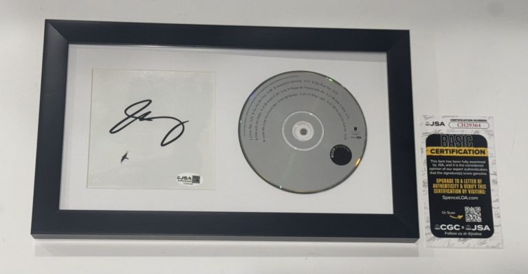 JEFF TWEEDY SIGNED FRAMED SKY BLUE SKY CD WILCO AUTOGRAPHED JSA COA