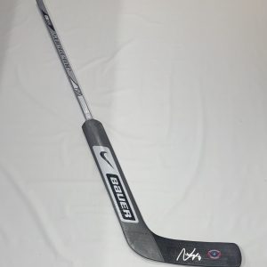 LOGAN THOMPSON SIGNED GOALIE STICK WASHINGTON CAPITALS AUTOGRAPHED